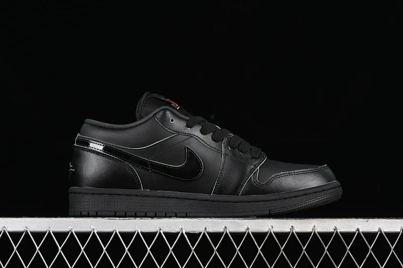 All Categories Air Jordan Jordan Series Basketball Shoes Air Jordan 1 Low Air Jordan 1 Low "Black Cat" AJ1 Joe 1 Special Edition Black Low-top Basketball Shoes HM3690-001